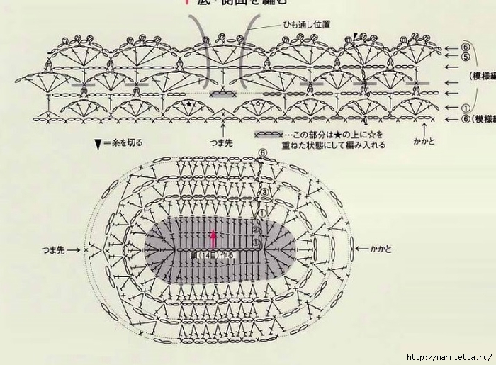 Нарядный комплект для новорожденного крючком (11) (700x515, 271Kb)