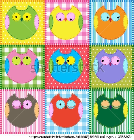 stock-vector-patchwork-background-with-colorful-owls-111698900 (450x470, 207Kb)