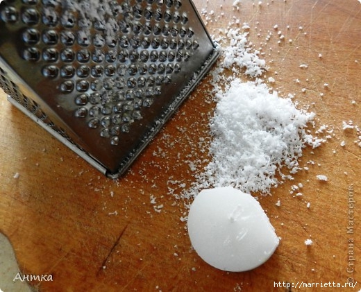 Венок со снеговичками из соленого теста (12) (520x421, 173Kb)