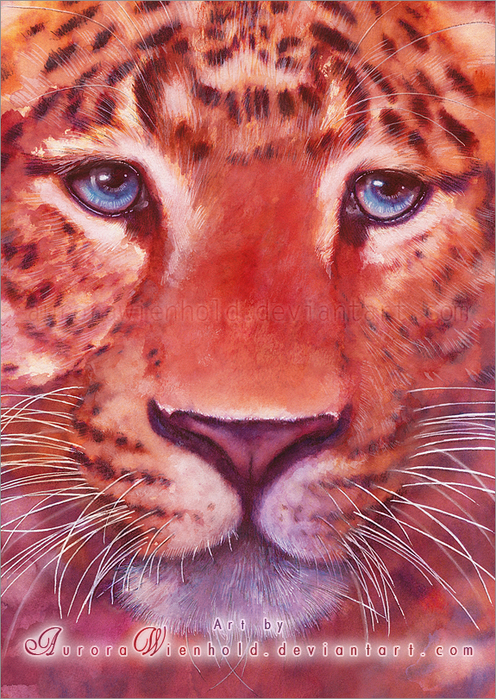 chinese_panther___watercolor_painting_by_aurorawienhold-d7q2a6n (496x700, 624Kb)