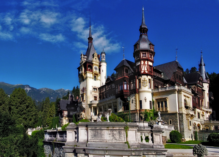 Замок Пелеш румыния фото 20 (700x504, 451Kb)