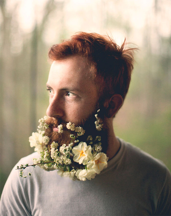 цветы в бороде фото 7 (555x700, 360Kb)
