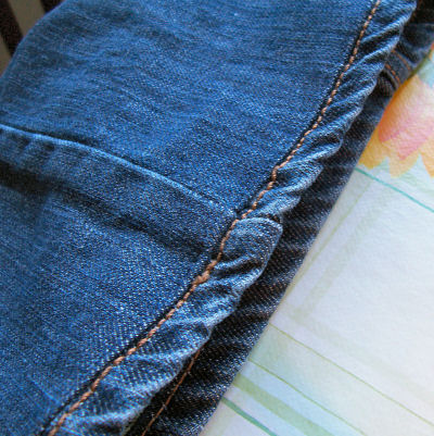 Как подшить джинсы в домашних условиях