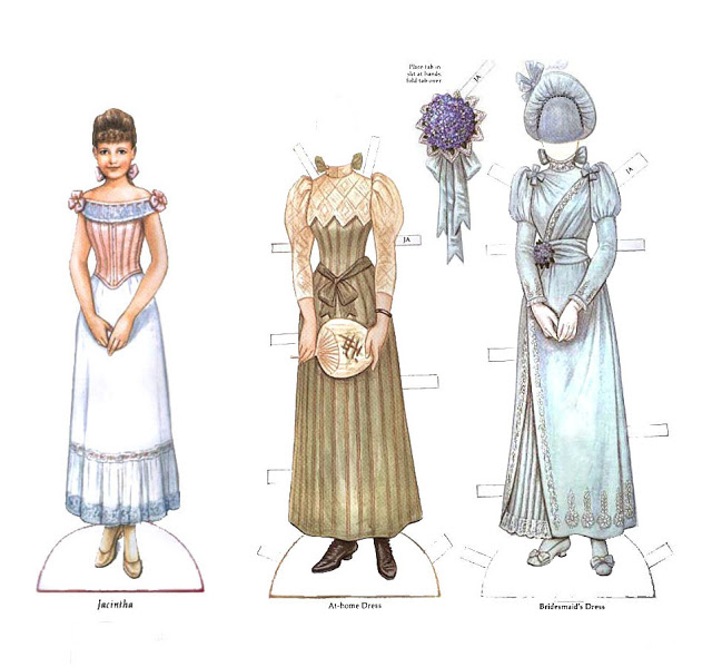 Victorian Bride and her Trousseau paper dolls _2_ (640x599, 200Kb)