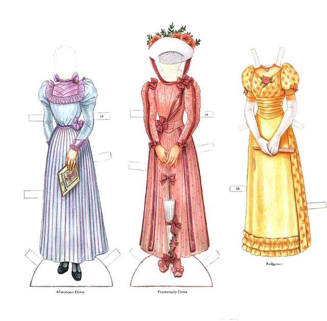 Victorian Bride and her Trousseau paper dolls _8_ (640x627, 246Kb)