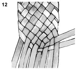 Плетем лапти из газетных трубочек (9) (254x230, 30Kb)