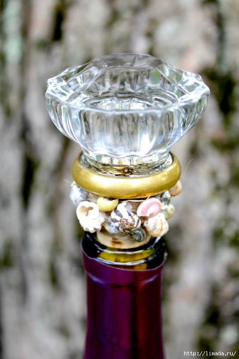 wine stopper made from old glass door handles (466x700, 212Kb)