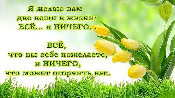 Пожелание всего в жизни Пожелание всего в жизни