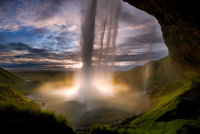 Водопад Селйяландсфосс фото 4 (700x467, 327Kb)