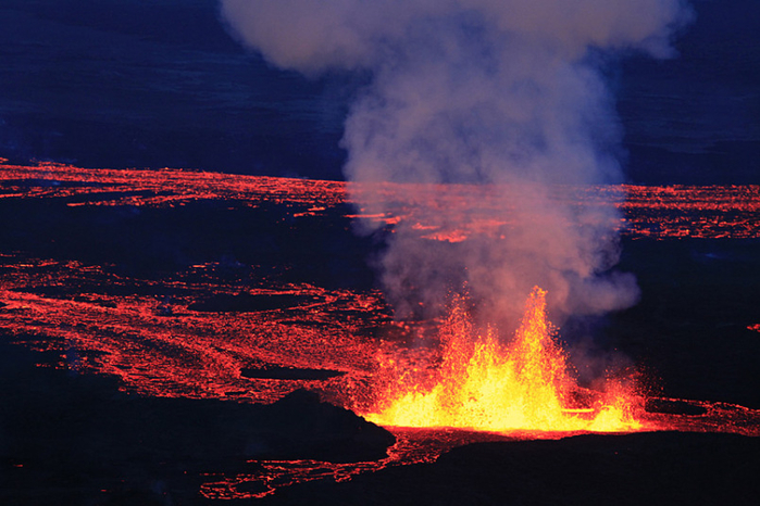 Извержение Бардаибунга вулкана в Исландии