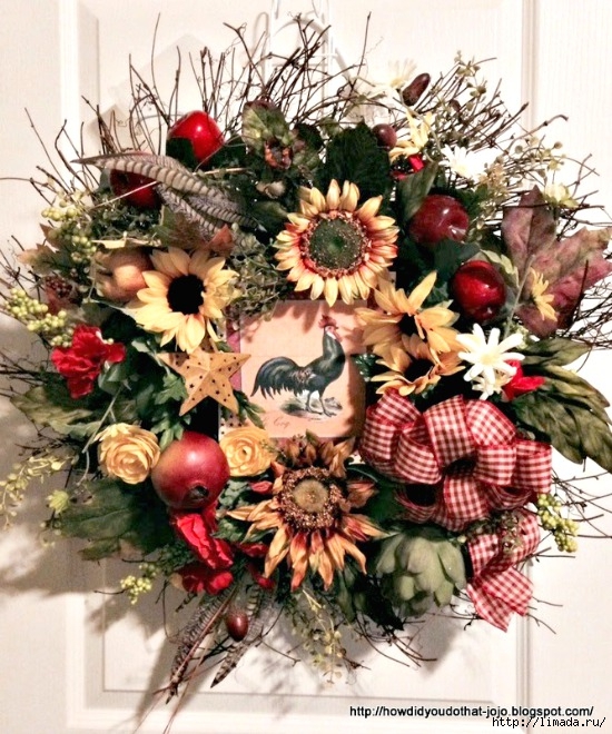 Wreath-with-sunflowers (550x660, 315Kb)