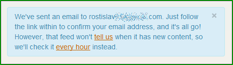Как получать любую RSS-ленту на email?