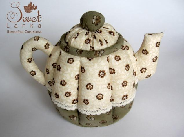 Своими руками из ткани на чайник 18