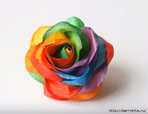 Цветы для торта. Из съедобной вафельной бумаги (5) (479x368, 67Kb)