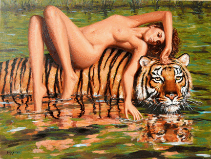 nude&tiger (432x325, 110Kb)