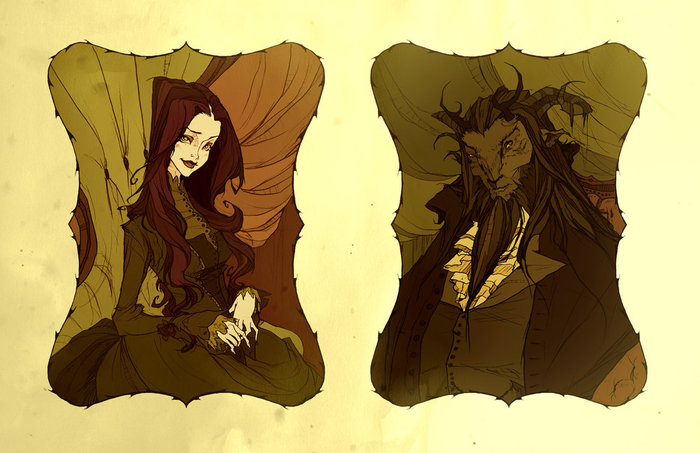 beauty_and_the_beast__portraits__by_abigaillarson-d699ric (700x453, 73Kb)