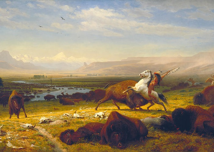 3-the-last-of-the-buffalo-albert-bierstadt (700x500, 360Kb)