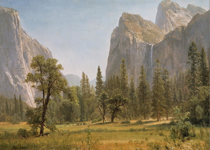 bridal-veil-falls-yosemite-valley-california-albert-bierstadt (700x500, 360Kb)