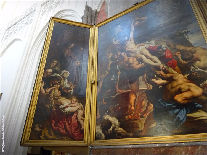 В соборе Антверпенской богоматери. Живопись.