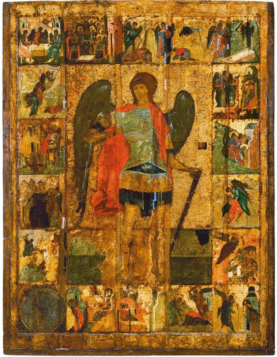 Arhangel_Mihail_s_dtyaniyami (544x700, 104Kb)