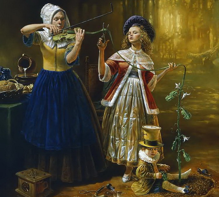 Художник Michael Cheval/Reality of Absurdity (699x630, 134Kb)