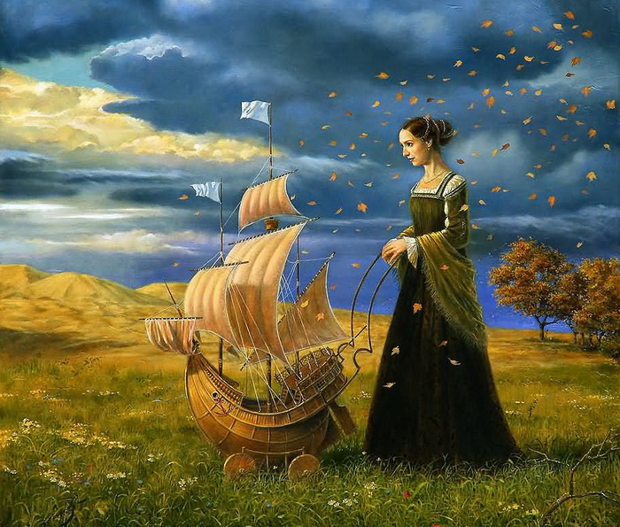 Художник Michael Cheval/Reality of Absurdity (700x595, 191Kb)