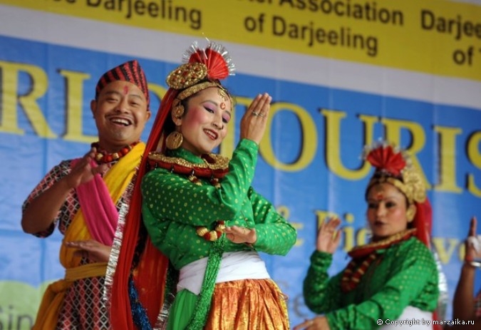 Всемирный день туризма (World Tourism day) в Дарджилинге, Западная Бенгалия, 27 сентября 2010 года.