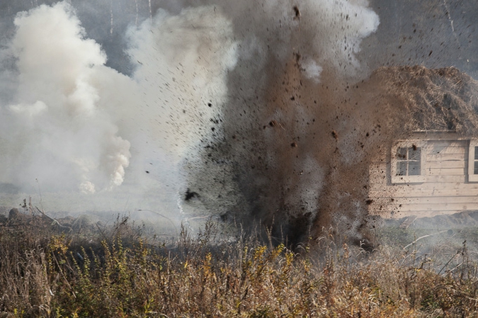 Военно-историческая реконструкция "На можайском направлении", 10 октября 2010 года.