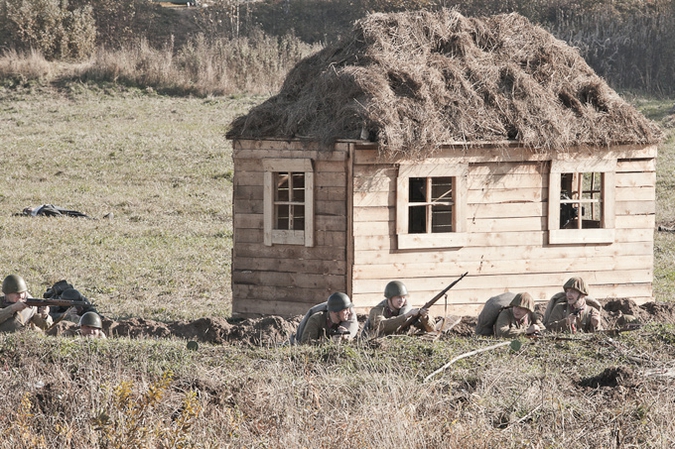 Военно-историческая реконструкция "На можайском направлении", 10 октября 2010 года.