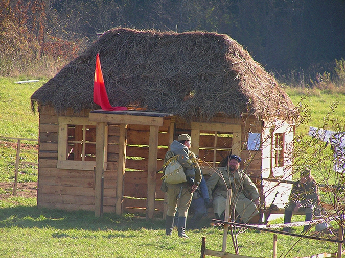 Военно-историческая реконструкция "На можайском направлении", 10 октября 2010 года.