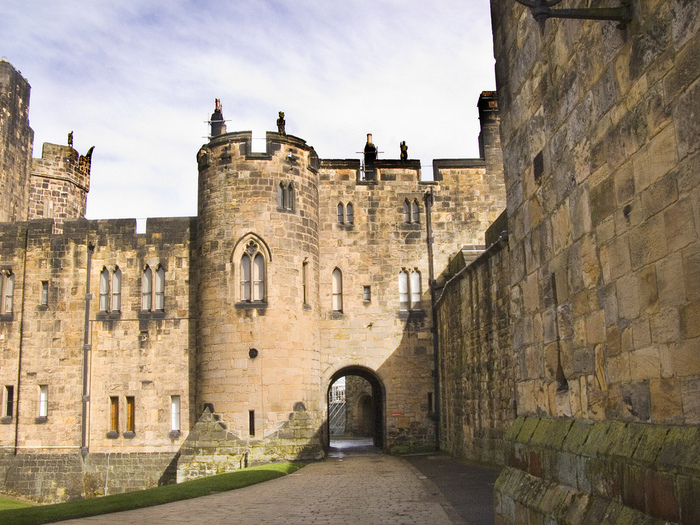 Замок Гарри Поттера - Замок Алник - Alnwick Castle 16148