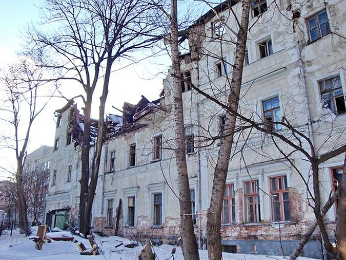 Самые запущенные исторические здания Москвы