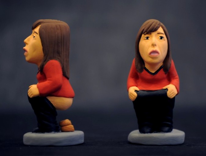 Caganer - традиционные керамические каталонские фигурки, 17 ноября 2010 года.