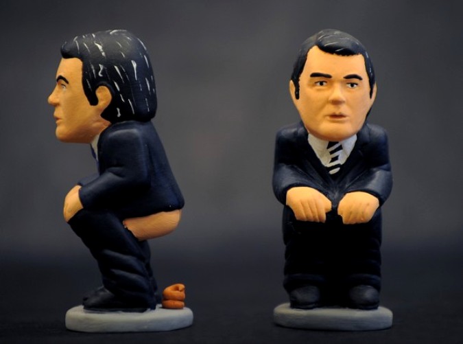 Caganer - традиционные керамические каталонские фигурки, 17 ноября 2010 года.