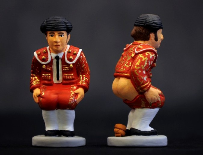 Caganer - традиционные керамические каталонские фигурки, 17 ноября 2010 года.