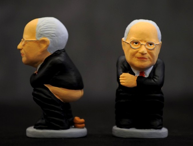 Caganer - традиционные керамические каталонские фигурки, 17 ноября 2010 года.