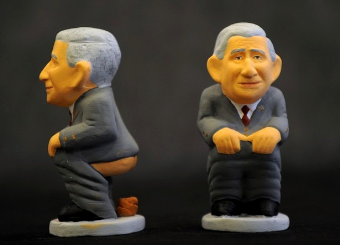 Caganer - традиционные керамические каталонские фигурки, 17 ноября 2010 года.