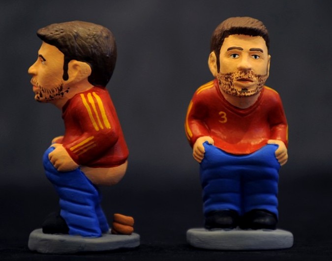 Caganer - традиционные керамические каталонские фигурки, 17 ноября 2010 года.