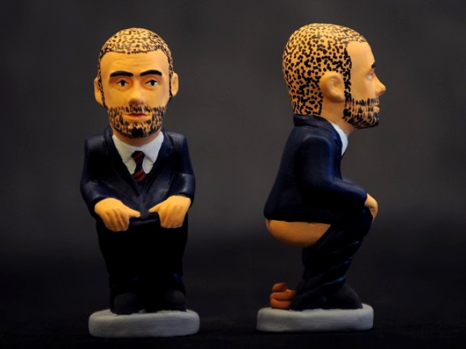 Caganer - традиционные керамические каталонские фигурки, 17 ноября 2010 года.