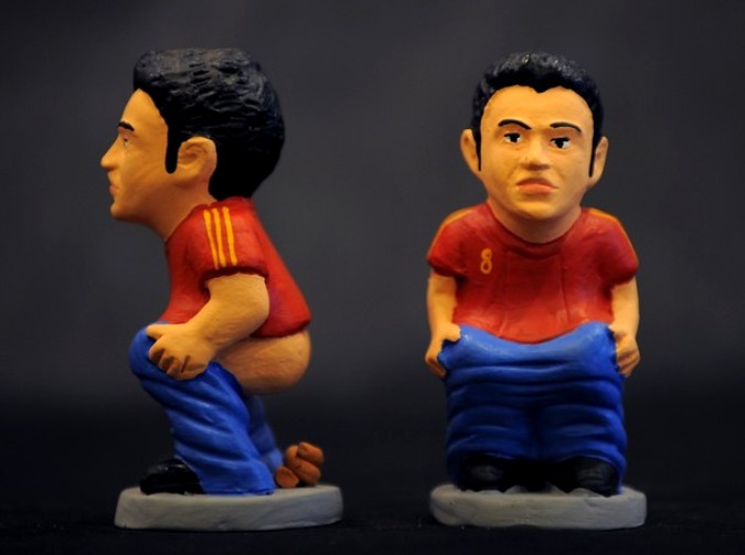 Caganer - традиционные керамические каталонские фигурки, 17 ноября 2010 года.