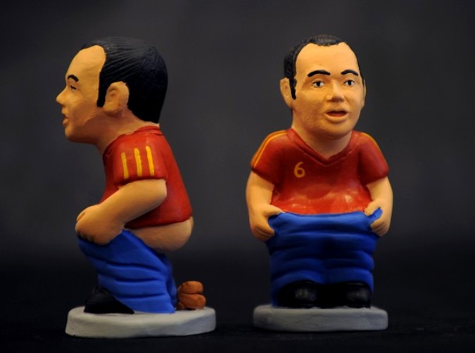 Caganer - традиционные керамические каталонские фигурки, 17 ноября 2010 года.