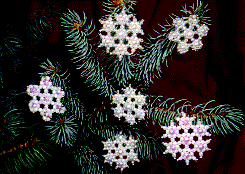 Сказочные снежинки из бисера (245x174, 17Kb)