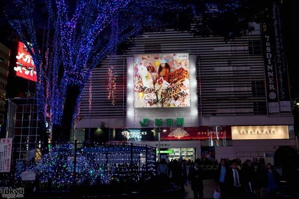 Рождественский Токио Shinjuku-Christmas-2010-092-600x400 (Shinjuku Christmas Illumination)