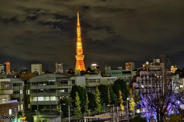 Рождественский Токио Roppongi-Christmas-2010-014-G2845-600x399 (Tokyo Tower at Christmas)