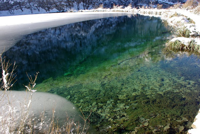 Плитвицкие озёра зимой - Зимняя сказка. 81441