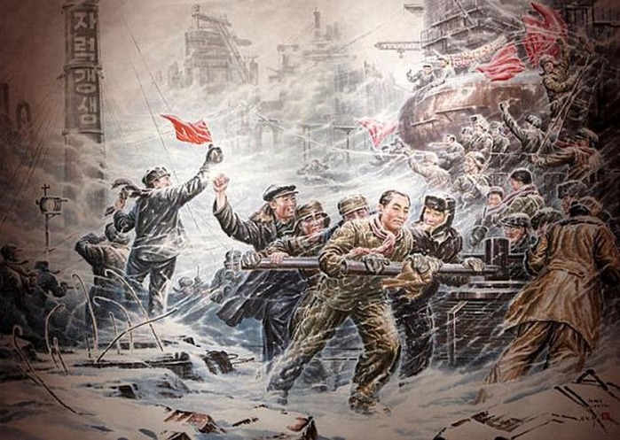 Выставка современного искусства КНДР 11