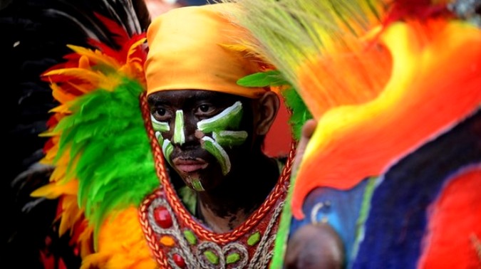 Лакбайо фестиваль (Lakbayaw festival) в Тондо, Манила, 15 января 2011 года.