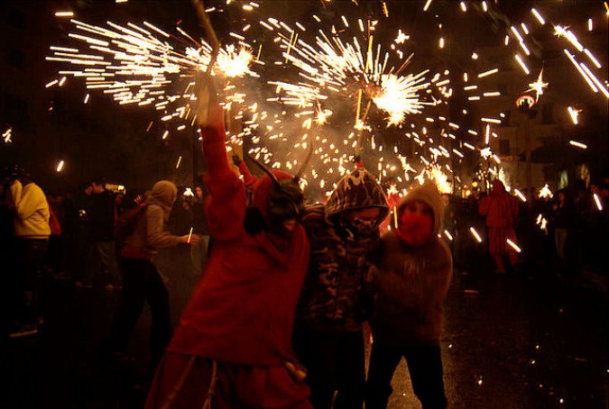 Фестиваль 'Atiar Foc' в Пальма де Майорка, 22 января 2011 года.