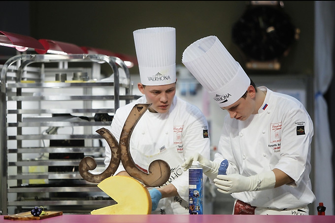 Финал кондитерского кубка мира World Pastry Cup в Лионе, Франция, 24 января 2011 года.