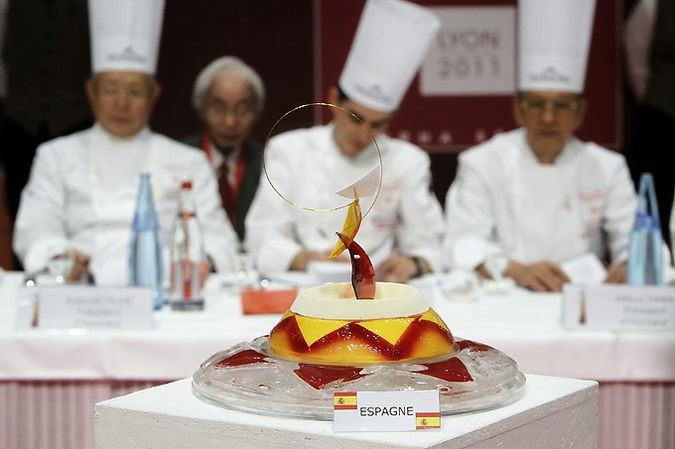 Финал кондитерского кубка мира World Pastry Cup в Лионе, Франция, 24 января 2011 года.